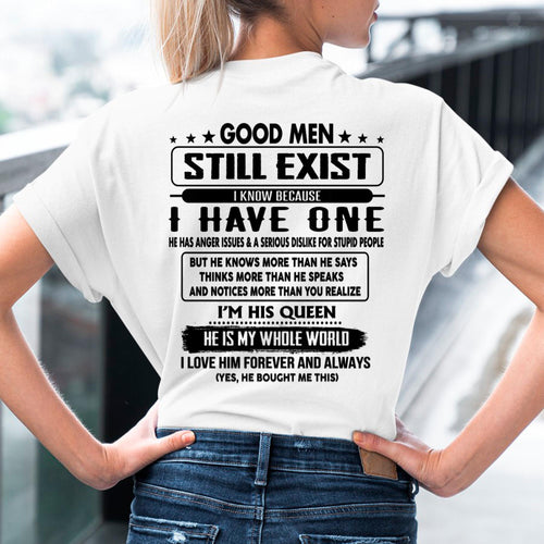 Good men Still Exist - gift for your girlfriend, wife from Husband - LUNA00 (SKU-GMSAU-00)