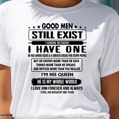 Good men Still Exist - gift for your girlfriend, wife from Husband - LUNA00 (SKU-GM-00)