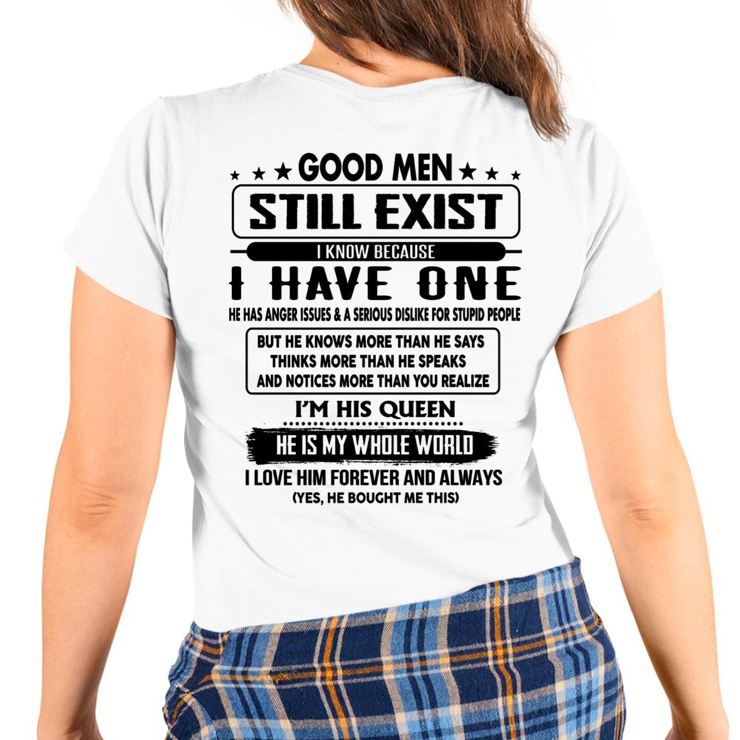 Good men Still Exist - gift for your girlfriend, wife from Husband - LUNA00 (SKU-GMSAU-00)
