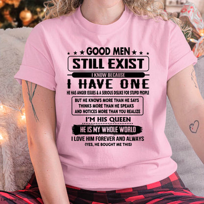 Good men Still Exist - gift for your girlfriend, wife from Husband - LUNA00 (SKU-GM-00)