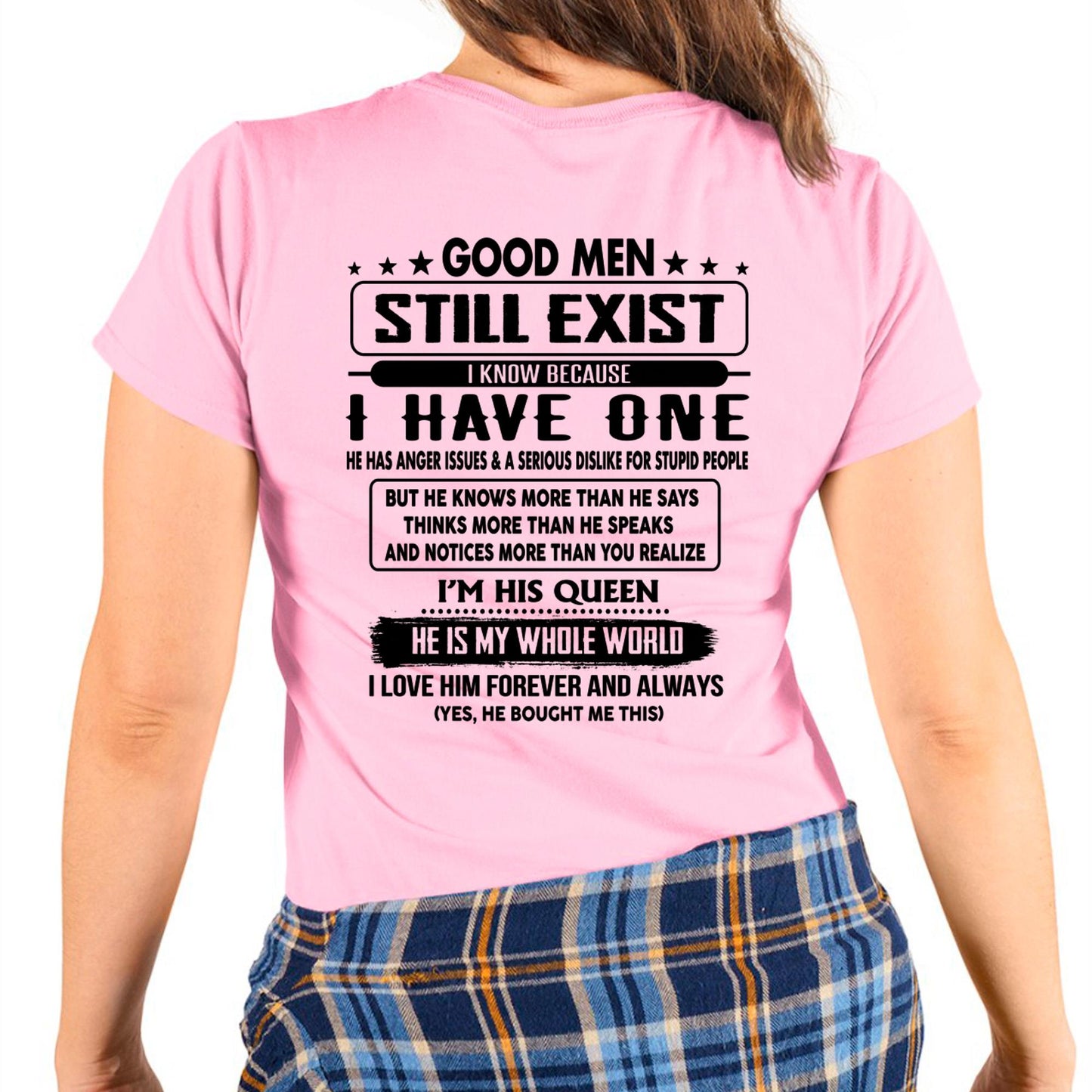 Good men Still Exist - gift for your girlfriend, wife from Husband - LUNA00 (SKU-GMSAU-00)