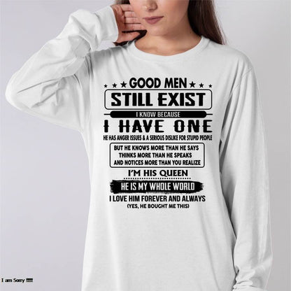 Good men Still Exist - gift for your girlfriend, wife from Husband - LUNA00 (SKU-GM-00)