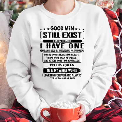 Good men Still Exist - gift for your girlfriend, wife from Husband - LUNA00 (SKU-GM-00)
