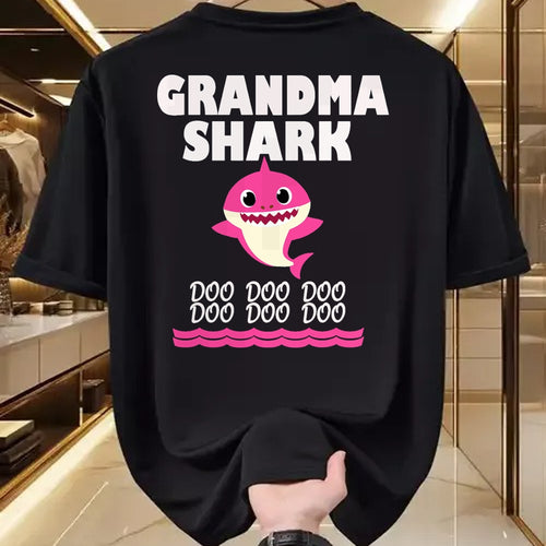 Best Grandma Shirt, Proud Grandma Unisex T-Shirt/Hoodie/Sweatshirt HLT00 - Funny Grandma shark t-shirt gift for grandma tee T-Shirt