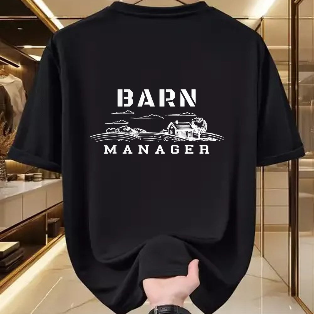 Best Farmer Life Shirt, Funny Farmer UnisexT-Shirt/Hoodie/Sweatshirt HLT00 - Barn Manager T-Shirt