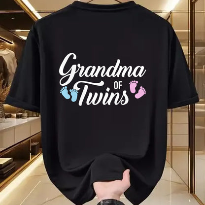 Best Grandma Shirt, Proud Grandma Unisex T-Shirt/Hoodie/Sweatshirt HLT00 - Grandma of twins T-Shirt