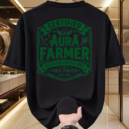 Best Farmer Life Shirt, Funny Farmer UnisexT-Shirt/Hoodie/Sweatshirt HLT00 - Certified Aura Farmer Positive Vibes Funny T-Shirt