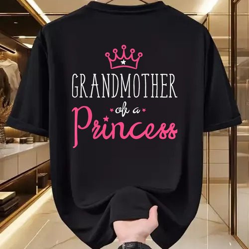 Best Grandma Shirt, Proud Grandma Unisex T-Shirt/Hoodie/Sweatshirt HLT00 - Grandma Granddaughter Shirts Matching Queen Princess T Shirt T-Shirt