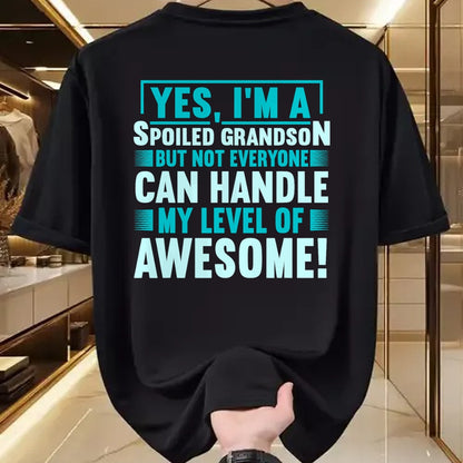 Best Grandma Shirt, Proud Grandma Unisex T-Shirt/Hoodie/Sweatshirt HLT00 - Grandma Spoiled Grandson Grandparents T-Shirt
