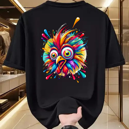 Best Farmer Life Shirt, Funny Farmer UnisexT-Shirt/Hoodie/Sweatshirt HLT00 -Colorful Crazy Chicken Farmer T-Shirt