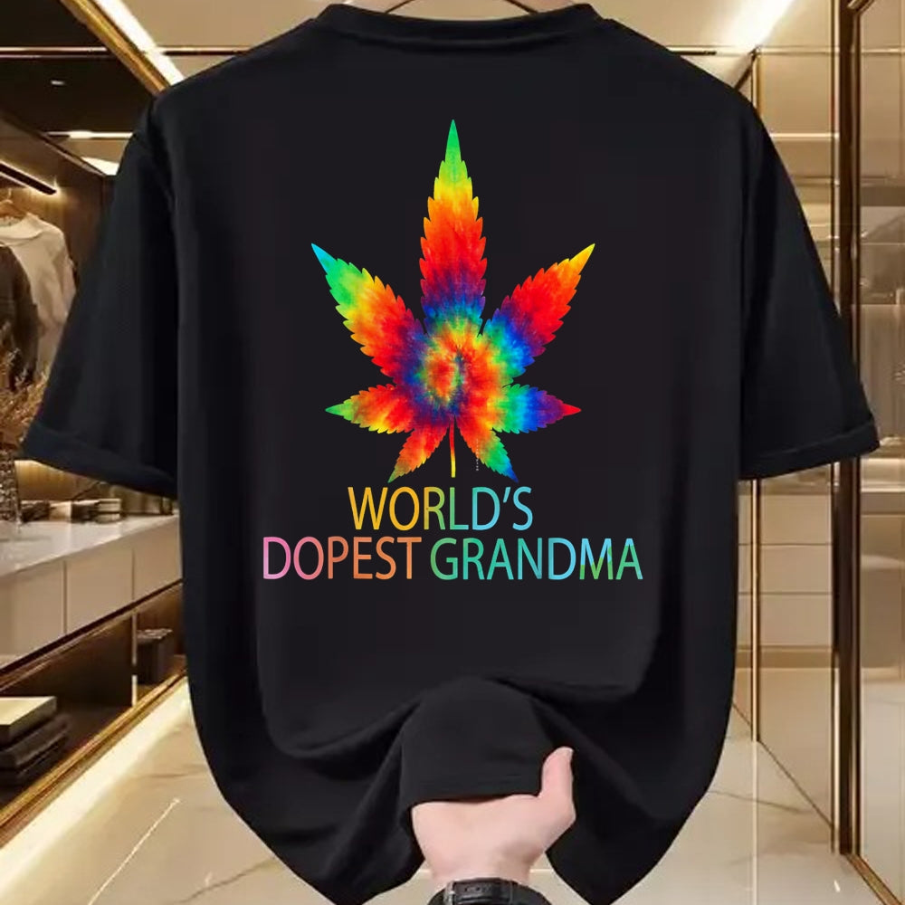 Best Grandma Shirt, Proud Grandma Unisex T-Shirt/Hoodie/Sweatshirt HLT00 - Funny World's Dopest Grandma Weed marijuana T-Shirt