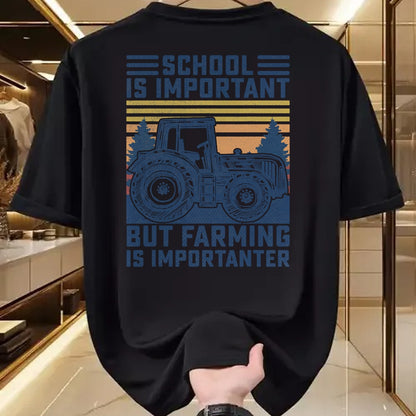 Best Farmer Life Shirt, Funny Farmer UnisexT-Shirt/Hoodie/Sweatshirt HLT00 - But Farming is Importanter Farmer Tractor Funny Farm Boys T-Shirt