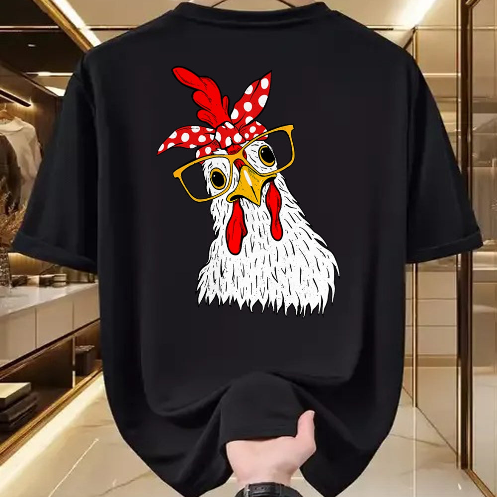 Best Farmer Life Shirt, Funny Farmer UnisexT-Shirt/Hoodie/Sweatshirt HLT00 - Chicken Bandana Girl - Poultry Owner Rancher Farmer Backyard T-Shirt