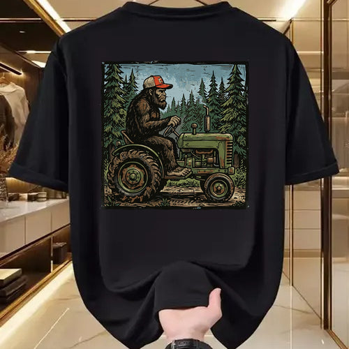 Best Farmer Life Shirt, Funny Farmer UnisexT-Shirt/Hoodie/Sweatshirt HLT00 - Bigfoot Sasquatch Tractor Funny Farm Farmer Men Women Kids T-Shirt