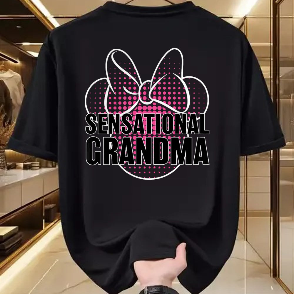 Best Grandma Shirt, Proud Grandma Unisex T-Shirt/Hoodie/Sweatshirt HLT00 - Disney Mickey And Friends Sensational Grandma T-Shirt