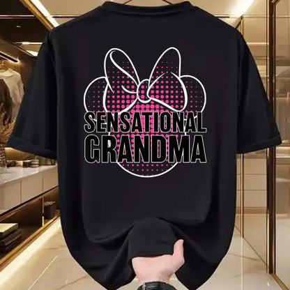 Best Grandma Shirt, Proud Grandma Unisex T-Shirt/Hoodie/Sweatshirt HLT00 - Disney Mickey And Friends Sensational Grandma T-Shirt