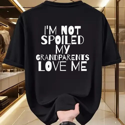 Best Grandma Shirt, Proud Grandma Unisex T-Shirt/Hoodie/Sweatshirt HLT00 - Im Not Spoiled My Grandparents Love Me child mamaw T Shirt T-Shirt
