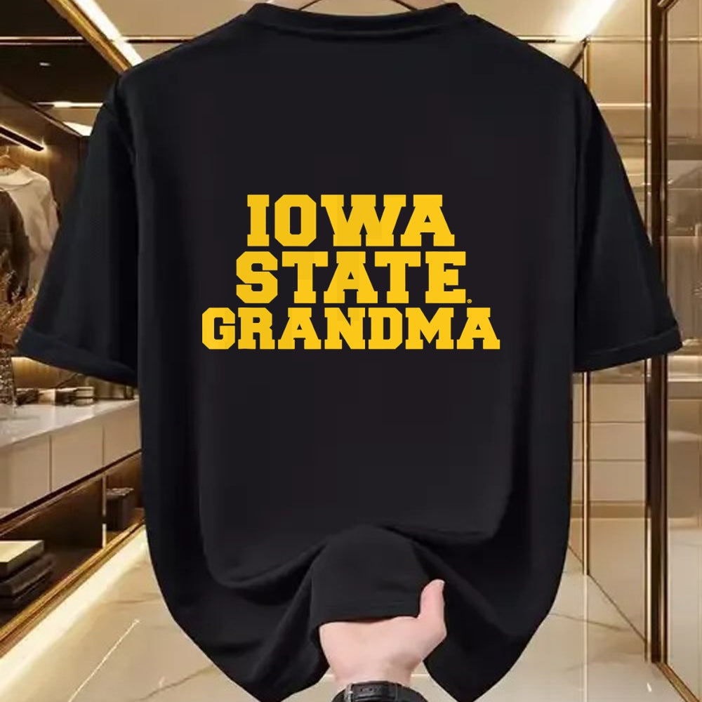 Best Grandma Shirt, Proud Grandma Unisex T-Shirt/Hoodie/Sweatshirt HLT00 - Iowa State University Cyclones Grandma T-Shirt