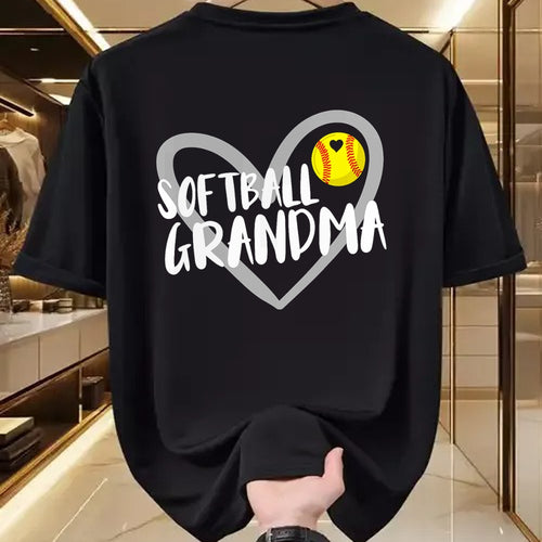 Best Grandma Shirt, Proud Grandma Unisex T-Shirt/Hoodie/Sweatshirt HLT00 - Softball Grandma T-Shirt