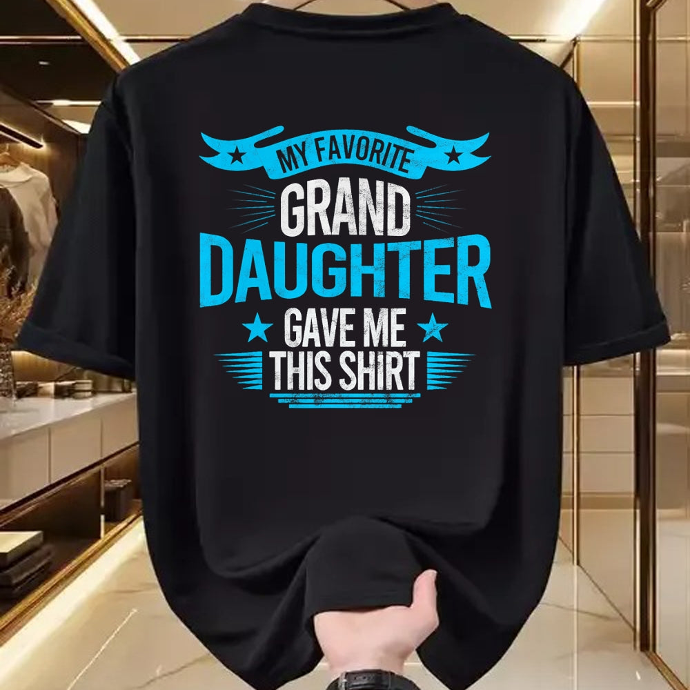 Best Grandma Shirt, Proud Grandma Unisex T-Shirt/Hoodie/Sweatshirt HLT00 - My Favorite Granddaughter Gave Me Grandparent T shirt gift T-Shirt
