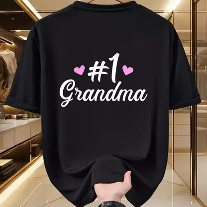 Best Grandma Shirt, Proud Grandma Unisex T-Shirt/Hoodie/Sweatshirt HLT00 - Number one No. 1 best grandma T-Shirt