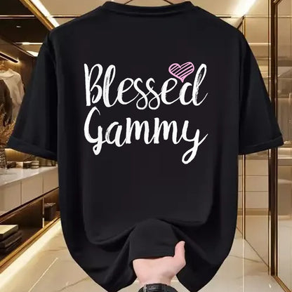 Best Grandma Shirt, Proud Grandma Unisex T-Shirt/Hoodie/Sweatshirt HLT00 - Blessed Gammy T-Shirt - grandma gifts T-Shirt