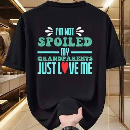 Best Grandma Shirt, Proud Grandma Unisex T-Shirt/Hoodie/Sweatshirt HLT00 - Grandparents Spoiled Grandson T-Shirt