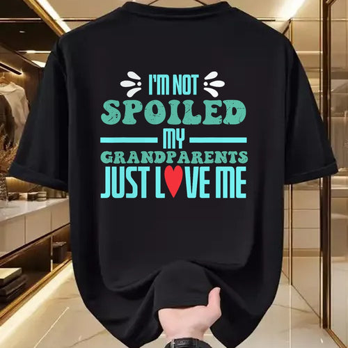 Best Grandma Shirt, Proud Grandma Unisex T-Shirt/Hoodie/Sweatshirt HLT00 - Grandparents Spoiled Grandson T-Shirt