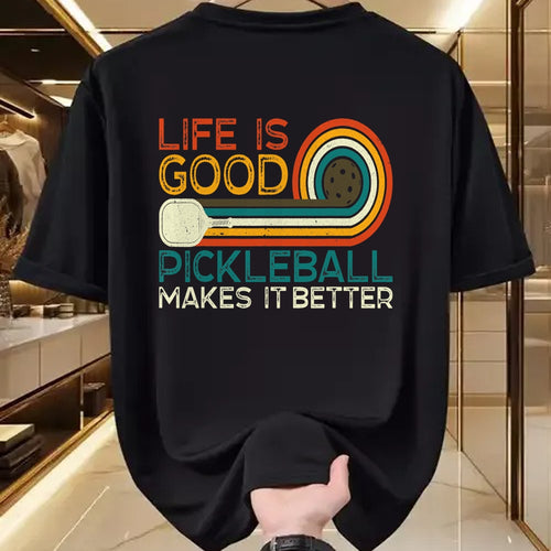 Best Grandma Shirt, Proud Grandma Unisex T-Shirt/Hoodie/Sweatshirt HLT00 - Funny Life is Good, Pickleball Makes it Better T-Shirt