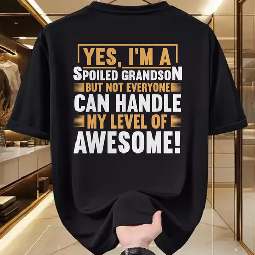 Best Grandma Shirt, Proud Grandma Unisex T-Shirt/Hoodie/Sweatshirt HLT00 - Grandparents Grandma Spoiled Grandson T-Shirt (1)