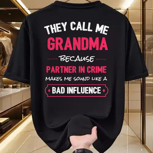 Best Grandma Shirt, Proud Grandma Unisex T-Shirt/Hoodie/Sweatshirt HLT00 - Funny Grandma Shirt, Grandma Partner In Crime T-Shirt