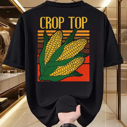 Best Farmer Life Shirt, Funny Farmer UnisexT-Shirt/Hoodie/Sweatshirt HLT00 - Corn Farmer Funny Crop Top Vintage Farming Humor Design T-Shirt