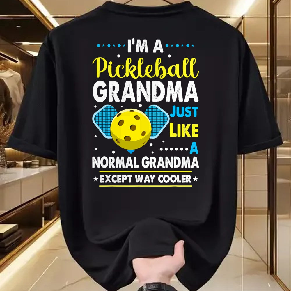 Best Grandma Shirt, Proud Grandma Unisex T-Shirt/Hoodie/Sweatshirt HLT00 - Funny Pickleball Grandma Pickleball Player T-Shirt