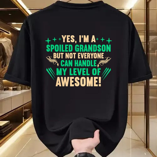 Best Grandma Shirt, Proud Grandma Unisex T-Shirt/Hoodie/Sweatshirt HLT00 - Favorite Funny Grandparents Grandma Spoiled Grandson T-Shirt