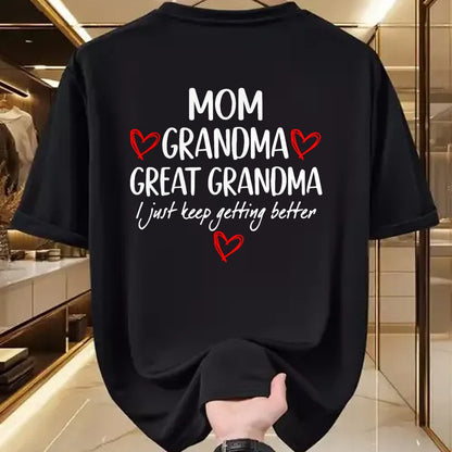 Best Grandma Shirt, Proud Grandma Unisex T-Shirt/Hoodie/Sweatshirt HLT00 - Gifts for Grandma from Grandkids Mom Grandma Great Grandma T-Shirt