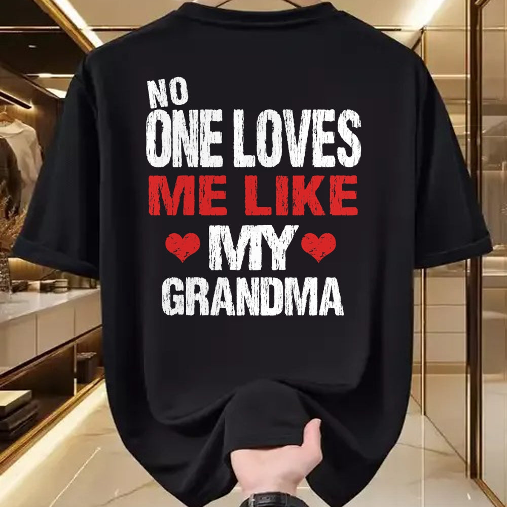 Best Grandma Shirt, Proud Grandma Unisex T-Shirt/Hoodie/Sweatshirt HLT00 - No One Loves Me Like My Grandma (Grandmother Shirt) T-Shirt