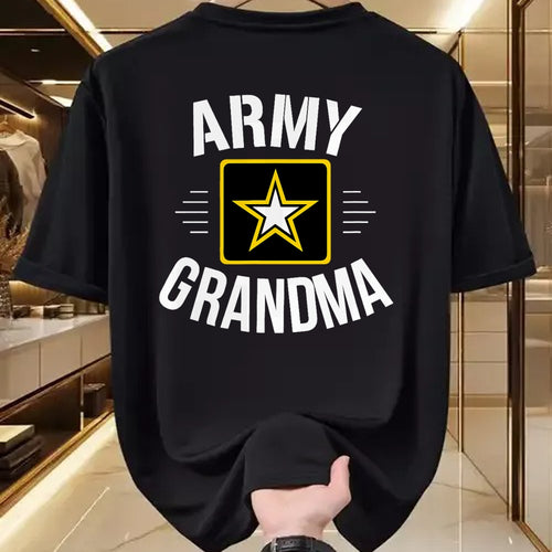 Best Grandma Shirt, Proud Grandma Unisex T-Shirt/Hoodie/Sweatshirt HLT00 - Army Grandma - T-Shirt