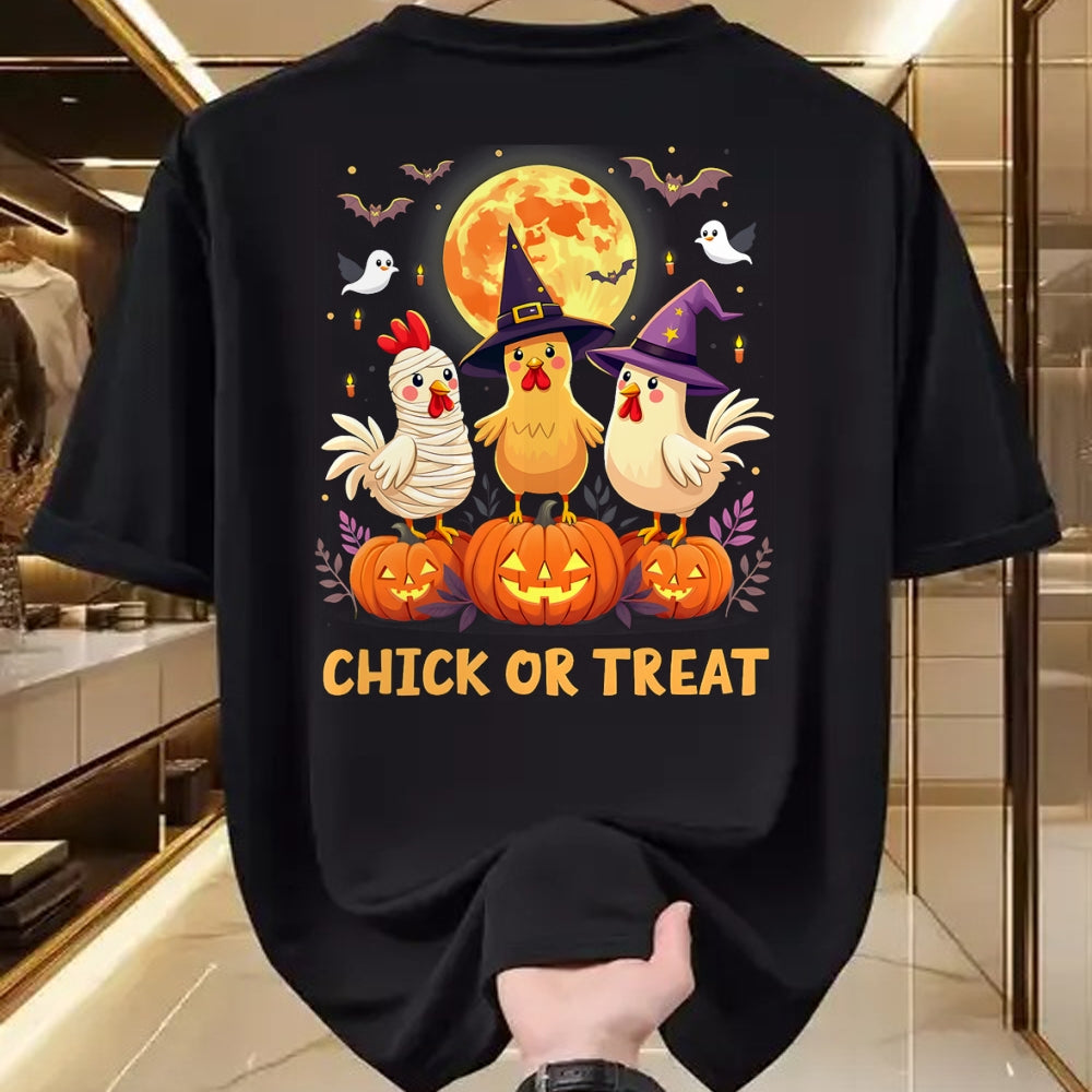 Best Farmer Life Shirt, Funny Farmer UnisexT-Shirt/Hoodie/Sweatshirt HLT00 - Chick or Treat Halloween Chicken Girl Farmer Halloween T-Shirt