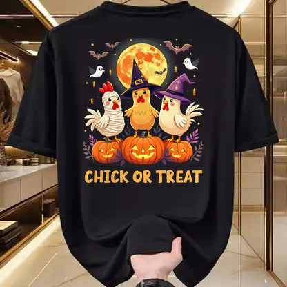 Best Farmer Life Shirt, Funny Farmer UnisexT-Shirt/Hoodie/Sweatshirt HLT00 - Chick or Treat Halloween Chicken Girl Farmer Halloween T-Shirt