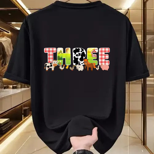 Best Farmer Life Shirt, Funny Farmer UnisexT-Shirt/Hoodie/Sweatshirt HLT00 - 3rd Farm Birthday Party 3 Year Old Farmer Birthday T-Shirt