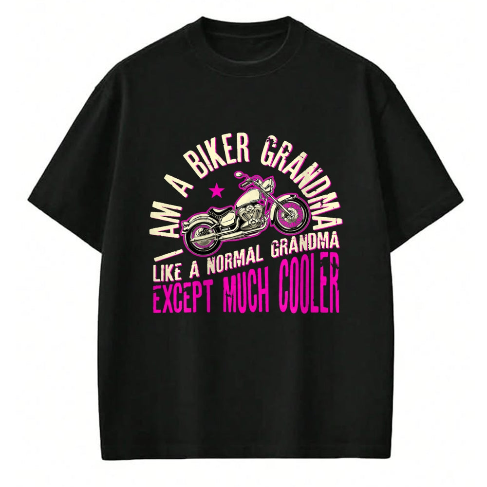Best Grandma Shirt, Proud Grandma Unisex T-Shirt/Hoodie/Sweatshirt HLT00 - I Am A Biker Grandma Motorcyle Quote For Women T-Shirt