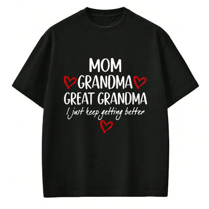 Best Grandma Shirt, Proud Grandma Unisex T-Shirt/Hoodie/Sweatshirt HLT00 - Gifts for Grandma from Grandkids Mom Grandma Great Grandma T-Shirt (1)