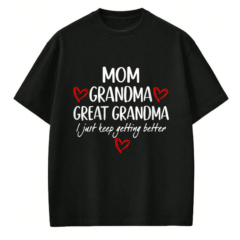 Best Grandma Shirt, Proud Grandma Unisex T-Shirt/Hoodie/Sweatshirt HLT00 - Gifts for Grandma from Grandkids Mom Grandma Great Grandma T-Shirt