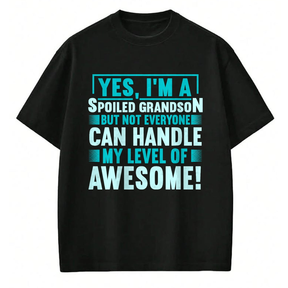 Best Grandma Shirt, Proud Grandma Unisex T-Shirt/Hoodie/Sweatshirt HLT00 - Grandma Spoiled Grandson Grandparents T-Shirt