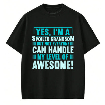 Best Grandma Shirt, Proud Grandma Unisex T-Shirt/Hoodie/Sweatshirt HLT00 - Grandma Spoiled Grandson Grandparents T-Shirt