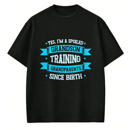 Best Grandma Shirt, Proud Grandma Unisex T-Shirt/Hoodie/Sweatshirt HLT00 - Favorite Spoiled Grandson T-Shirt (1)
