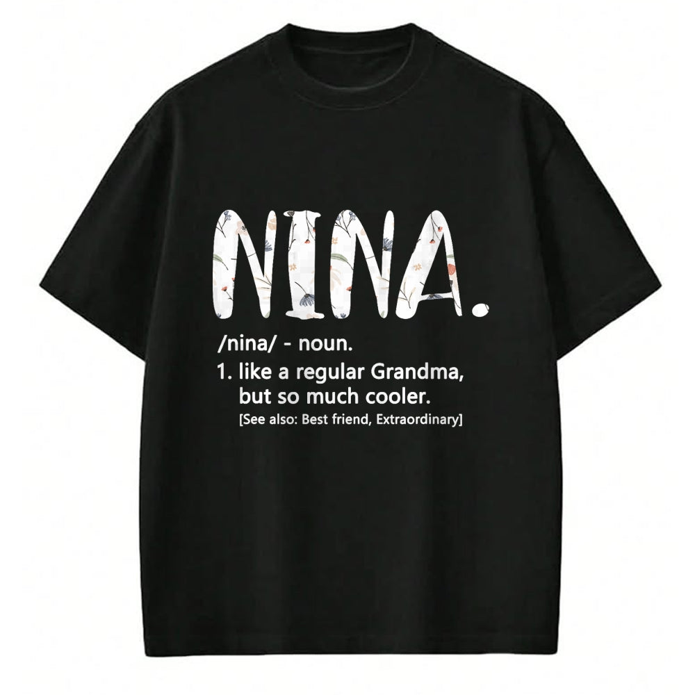 Best Grandma Shirt, Proud Grandma Unisex T-Shirt/Hoodie/Sweatshirt HLT00 - Nina Shirts for Women Mothers Day idea Cute Grandma Nina T-Shirt