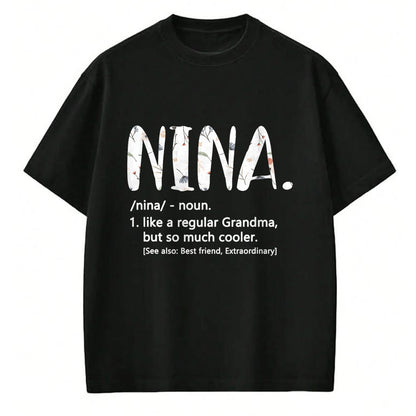 Best Grandma Shirt, Proud Grandma Unisex T-Shirt/Hoodie/Sweatshirt HLT00 - Nina Shirts for Women Mothers Day idea Cute Grandma Nina T-Shirt