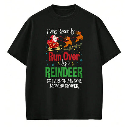 Best Grandma Shirt, Proud Grandma Unisex T-Shirt/Hoodie/Sweatshirt HLT00 - Grandma Got Run Over By A Reindeer Png T-Shirt