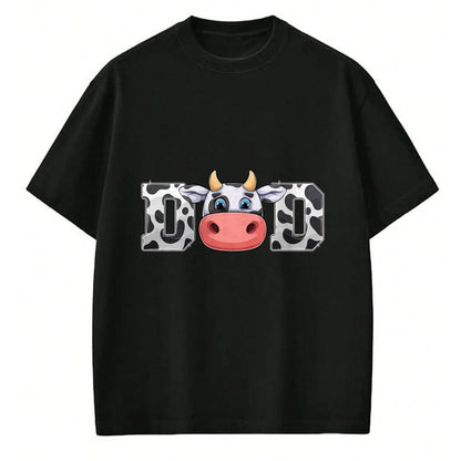 Best Farmer Life Shirt, Funny Farmer UnisexT-Shirt/Hoodie/Sweatshirt HLT00 - Dad Cow Print Cowboy Animal Pattern Farmer Cow Father Dad T-Shirt